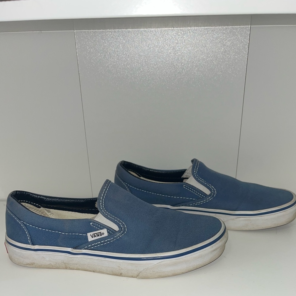 Vans Blue Classic Slip On - Picture 8 of 8